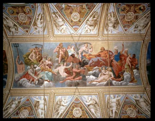 The Gods on Olympus, ceiling painting